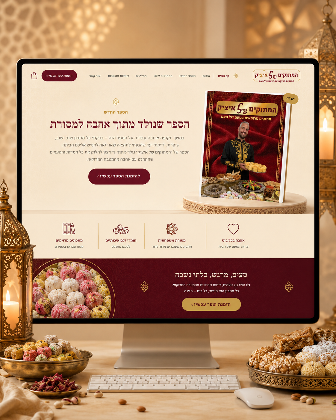 מוקאפ — המתוקים של איציק