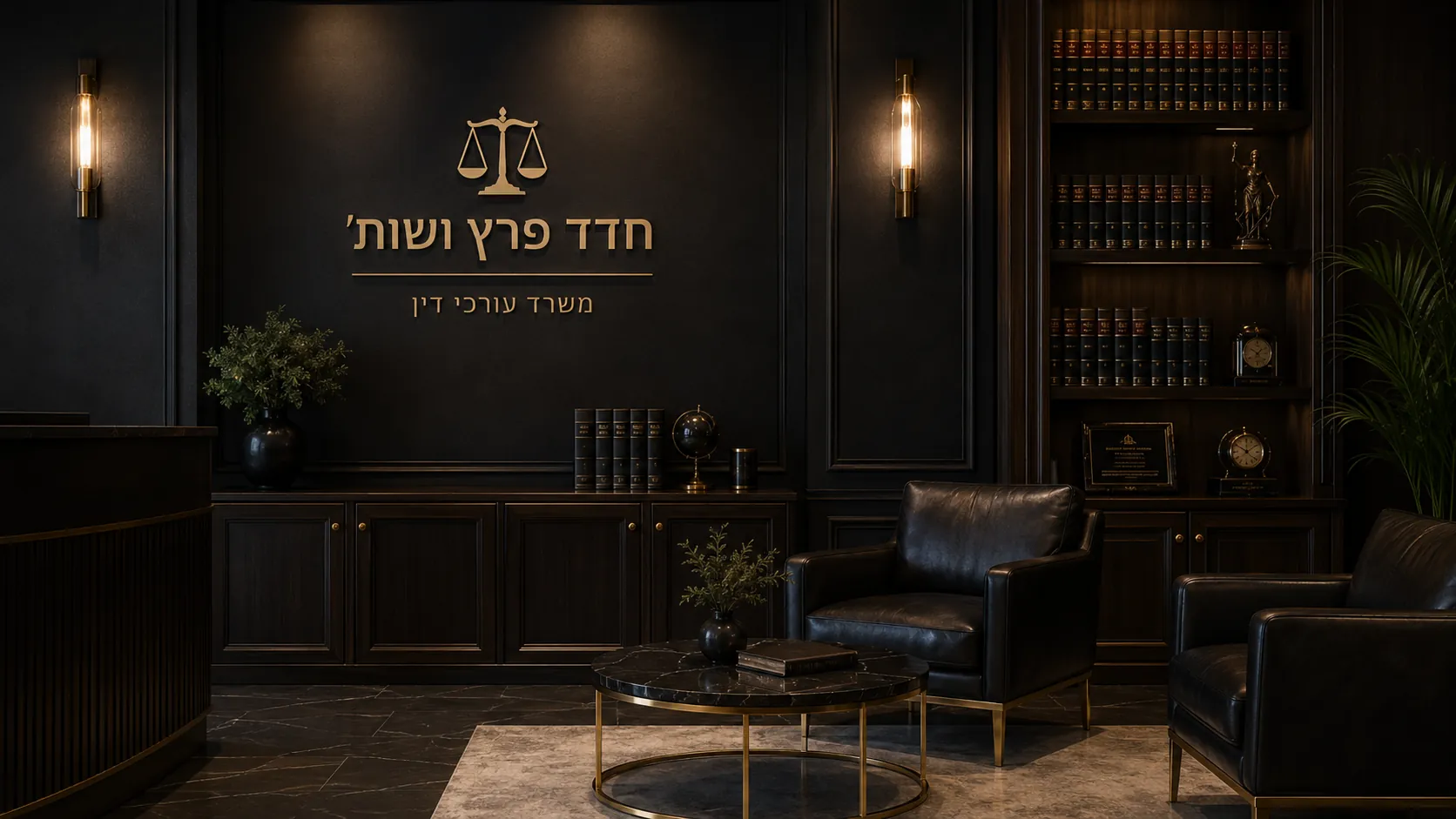 אזור קבלה במשרד חדד פרץ ושות׳